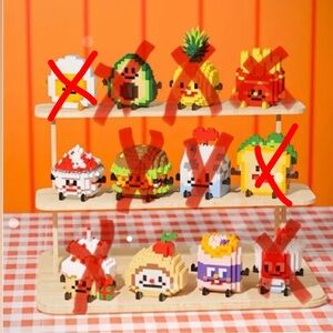 Cartoon Food Building Blocks (pick one)